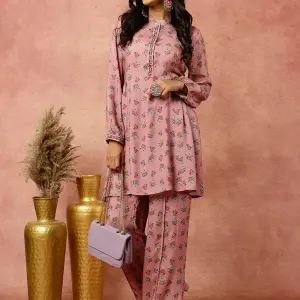 Jaipur Kurti Printed Kurta Palazzo Set
